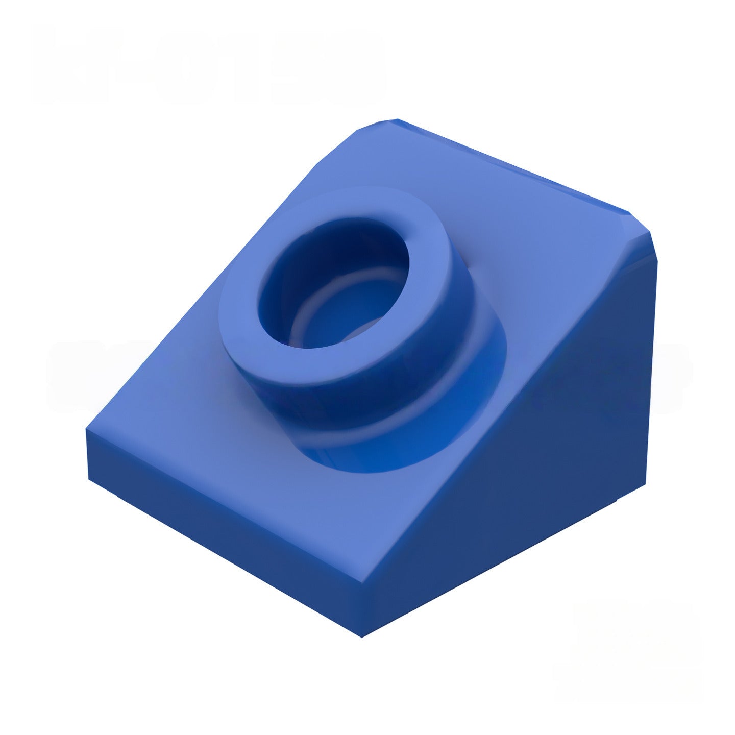 kf-0158 Small-scale 1x1x2/3 Sloped Brick with Stud (Special MOC Part/Accessory), 100g (approx. 458 pieces), Non-GoBricks brand