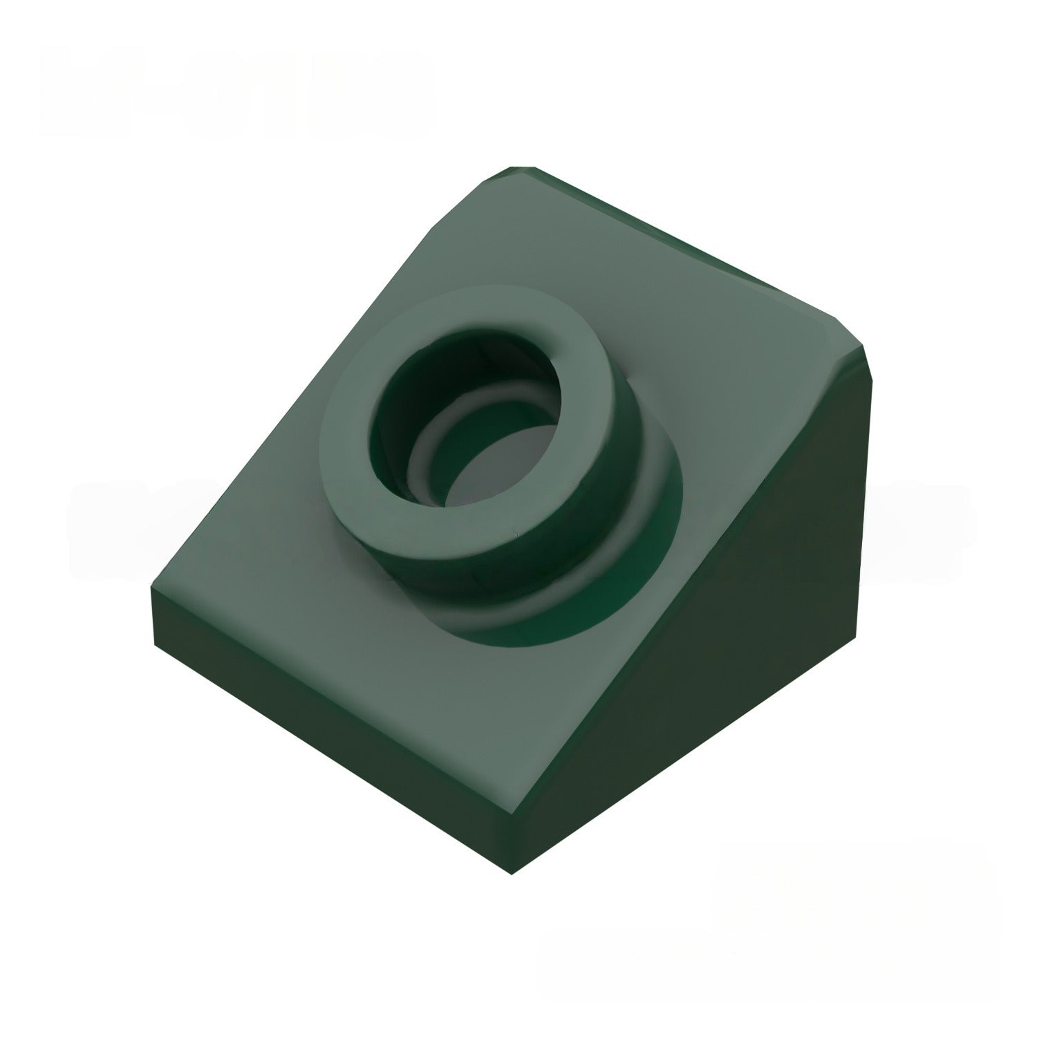 kf-0158 Small-scale 1x1x2/3 Sloped Brick with Stud (Special MOC Part/Accessory), 100g (approx. 458 pieces), Non-GoBricks brand