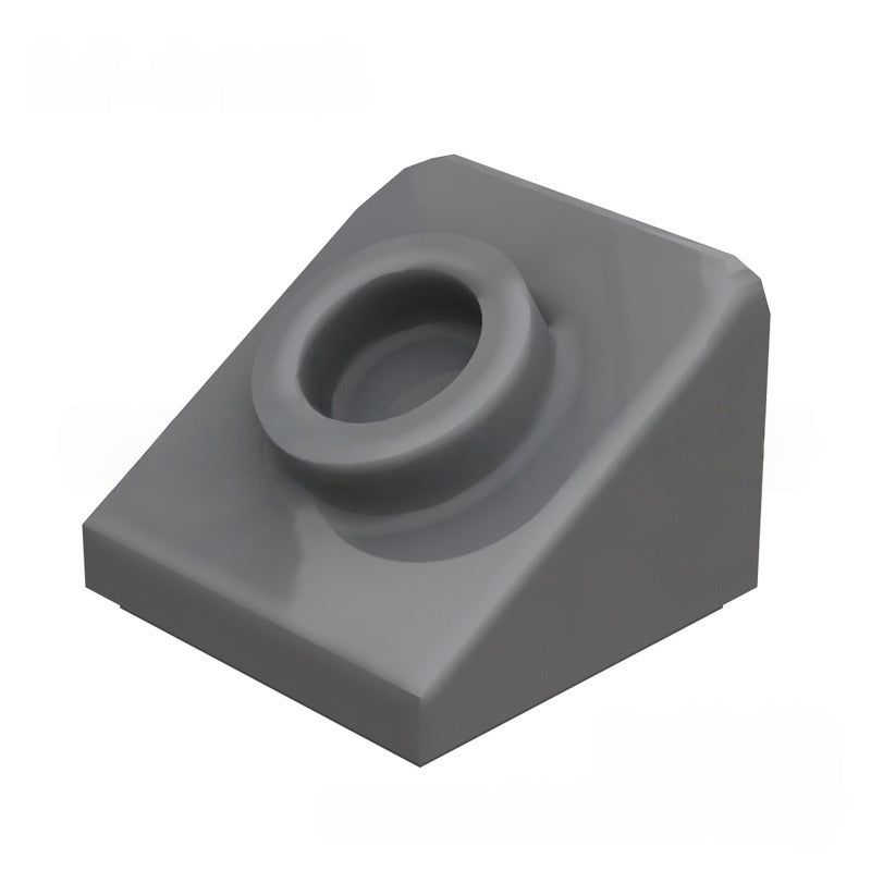 kf-0158 Small-scale 1x1x2/3 Sloped Brick with Stud (Special MOC Part/Accessory), 100g (approx. 458 pieces), Non-GoBricks brand