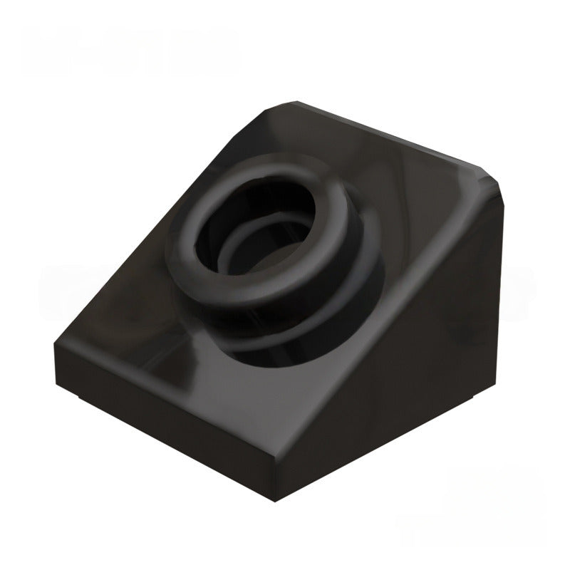 kf-0158 Small-scale 1x1x2/3 Sloped Brick with Stud (Special MOC Part/Accessory), 100g (approx. 458 pieces), Non-GoBricks brand