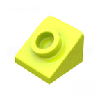 kf-0158 Small-scale 1x1x2/3 Sloped Brick with Stud (Special MOC Part/Accessory), 100g (approx. 458 pieces), Non-GoBricks brand