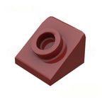kf-0158 Small-scale 1x1x2/3 Sloped Brick with Stud (Special MOC Part/Accessory), 100g (approx. 458 pieces), Non-GoBricks brand