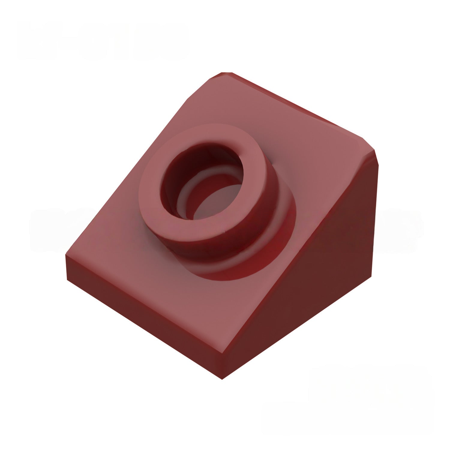 kf-0158 Small-scale 1x1x2/3 Sloped Brick with Stud (Special MOC Part/Accessory), 100g (approx. 458 pieces), Non-GoBricks brand