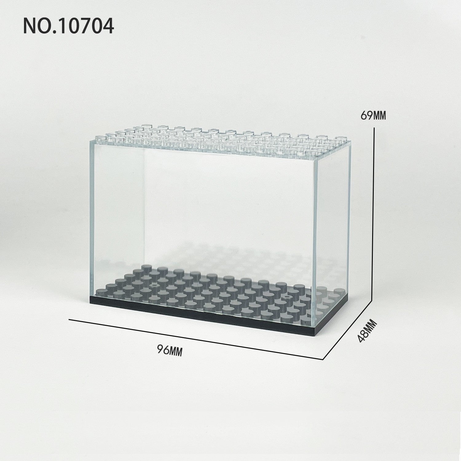 Acrylic Stepped Display Stand, Acrylic Bricks Figures Display Box