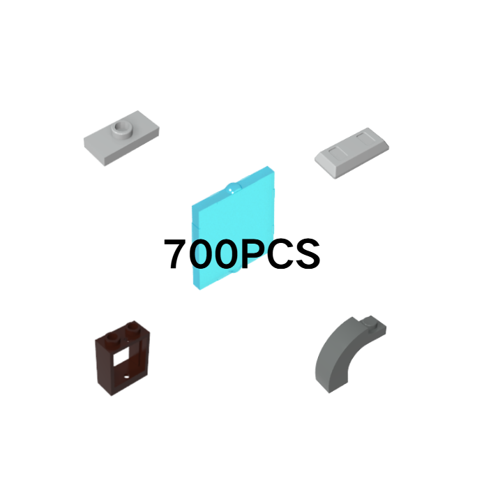 Zestaw Modern City Builder x700PCS #15573,#60601,#99563,#60592,#6005	
