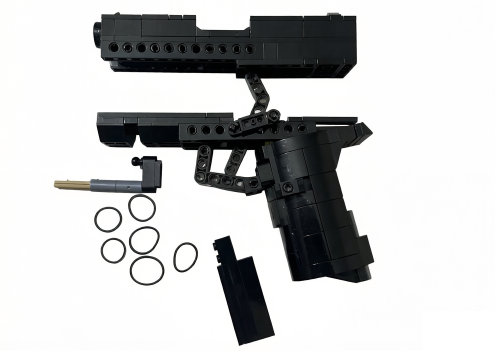 Glock 43X Soft-Launch Brick Model, Building Blocks Toys Gun? Sets - GOBRICKS x MOCERS Collaboration Brick Zone