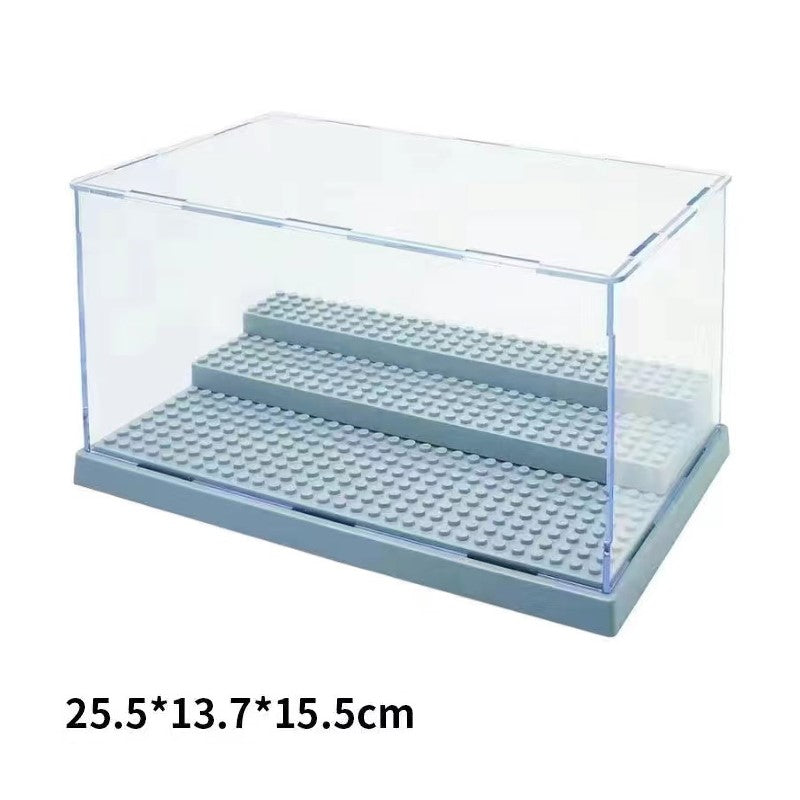 Detachable Figure Acrylic Display Box, Transparent Stepped Display Stand - SKU - OurGobricks
